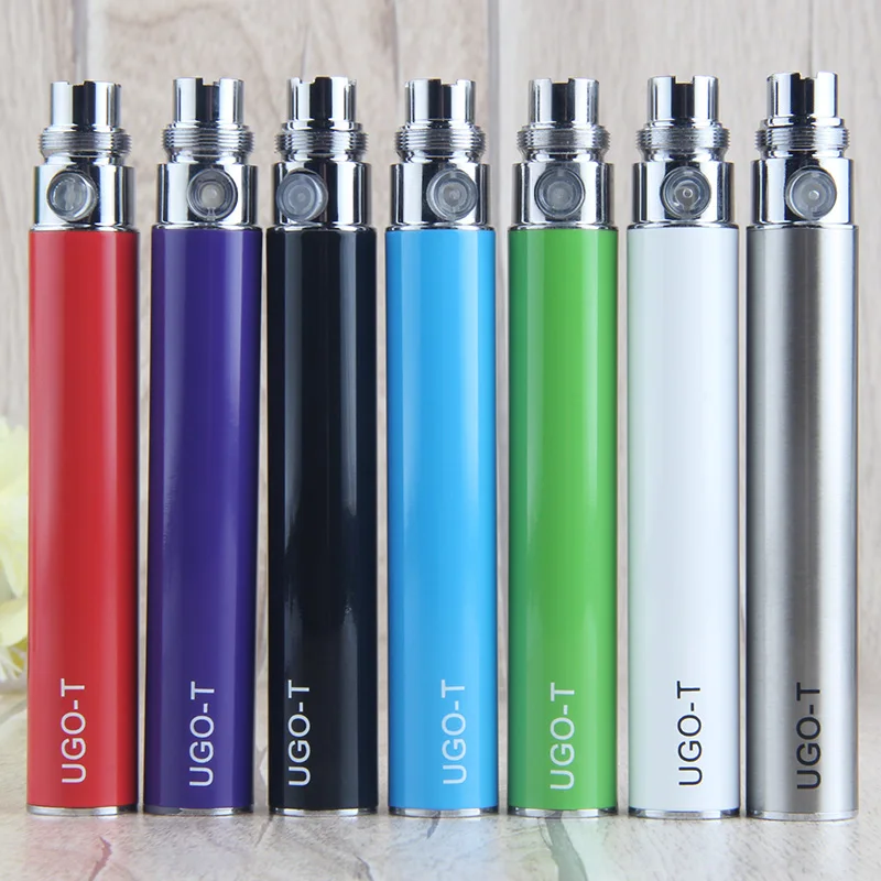 5pcs UGO-T Electronic Cigarette Battery 650 900 1100mah Ego-t Evod 510 Thread Vape Mod Mt3 Ce4