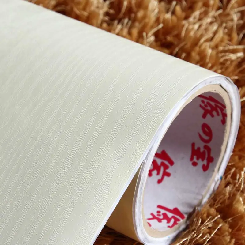 Desktop Stickers White Wood Grain Table Wallpaper Self-Adhesive Waterproof Oil-Proof Desk Wardrobe Furniture PVC Renovation Film - Image 9