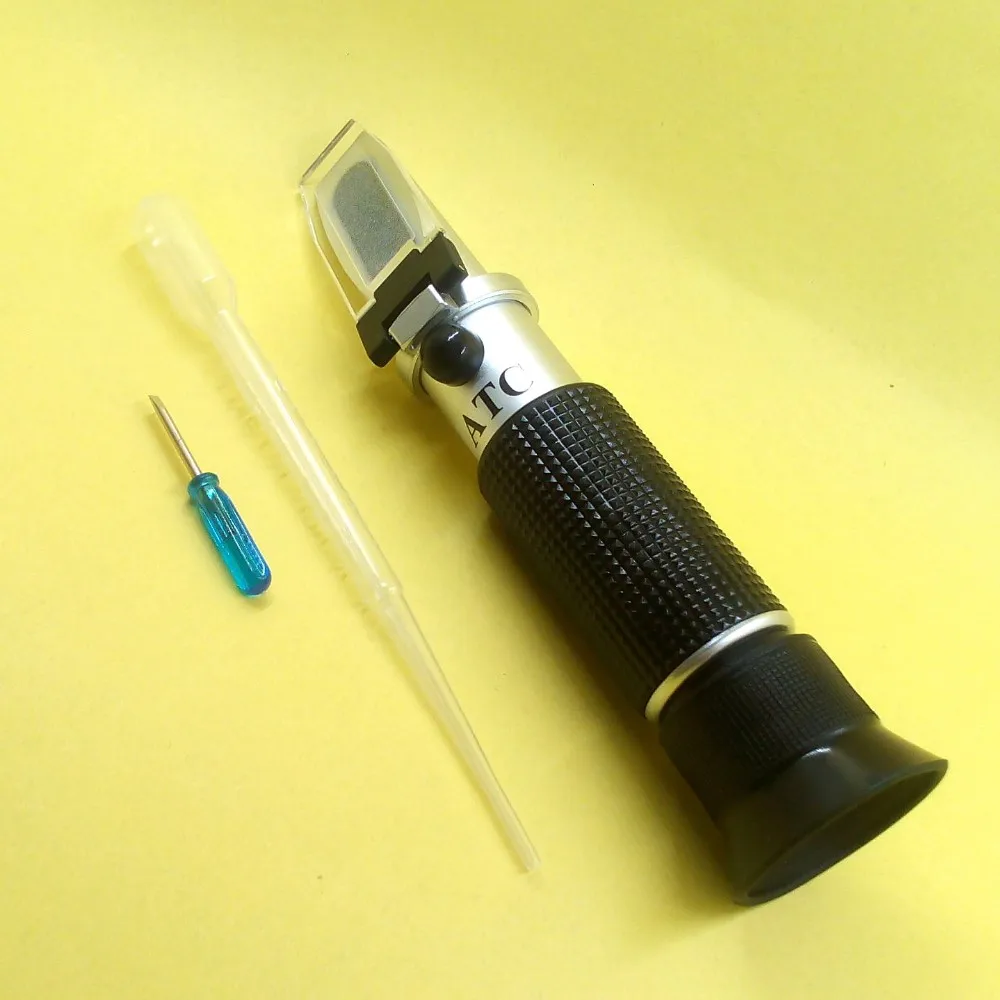 Medical Refractometer Specific Gravity Meter Urine Testing 1.000-1.050sg Serum Protein Concentration Tester 0-12g/dl