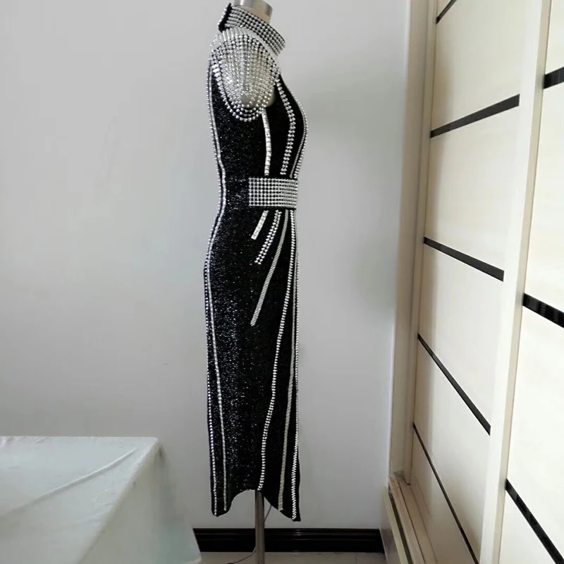 ปรับแต่งเซ็กซี่นักร้องดีเจเวทีเสื้อผ้าผู้หญิงคลับขั้วโลกเต้นรําเสื้อผ้าเอวสูงแจ๊สเครื่องแต่งกายคอสเพลย์ชุด DJ104