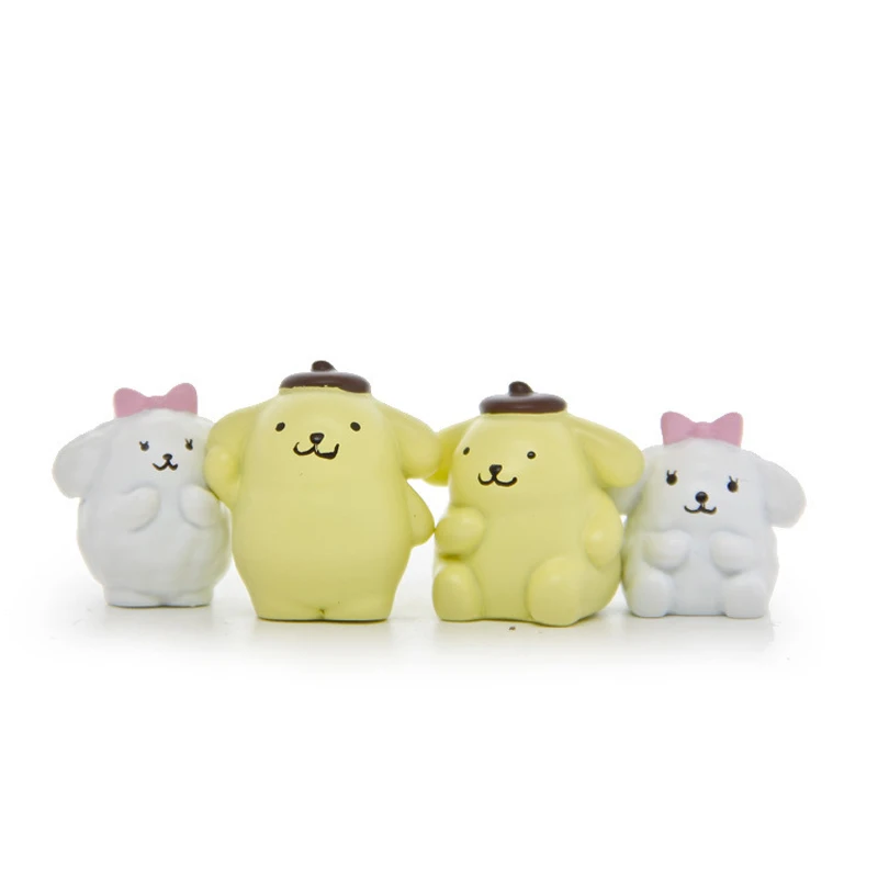 4 шт./лот Zakka F-toys «сделай сам», фигурки гурманов Pom Purin, игрушки, фигурки героев из смолы, модели, игрушки для детей, куклы, подарки