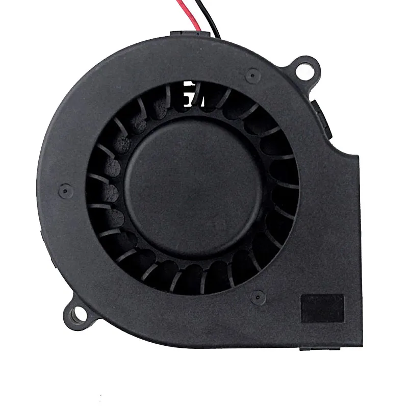 Gdstime 24V 2Pin 75mm 75x15mm DC Turbine Blower Fans Computer Industry Cooler Cooling Fan