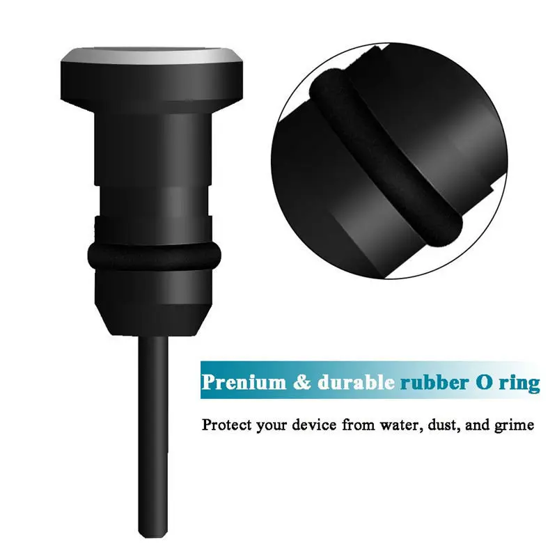 Usb C Aluminum Dust Plug Set Type-C Charging Port 3.5Mm Headphone Jack Cell Phone Accessories For Huawei Mate 20