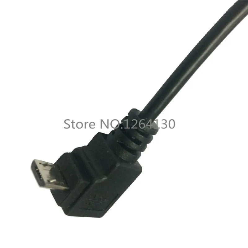 0.25M 90 Degrees Micro USB Male to Female USB Cable Extend Converter Adapter