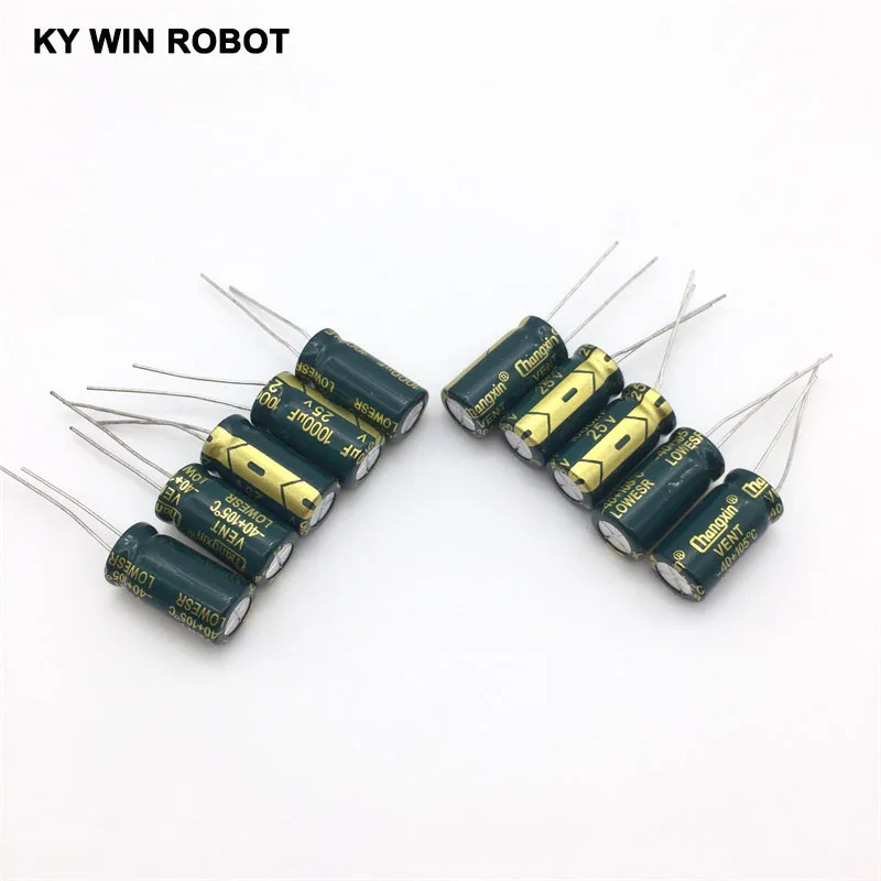 알루미늄 전해 캐패시터, 전해 캐패시터, 10 개, 1000uf, 25v, 10x20, 인기 판매