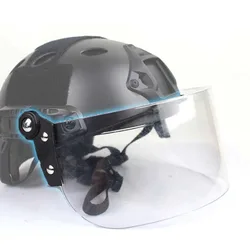 Outdoor Tactical Fast MICH AF Helmet Vintage Durable Windscreen Lens Guide Rail Connected Mask CS Face Protective lens