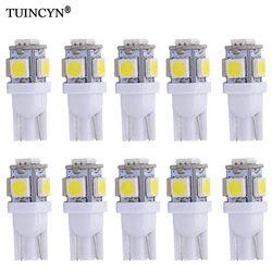 TUINCYN-Lampe de voiture à LED, T10, Super White, 194, 168, w5w, T10, Ampoule de stationnement, Auto Wedge, Lampe de dégagement, DC, 12V, Rouge, Orange, 10 pièces