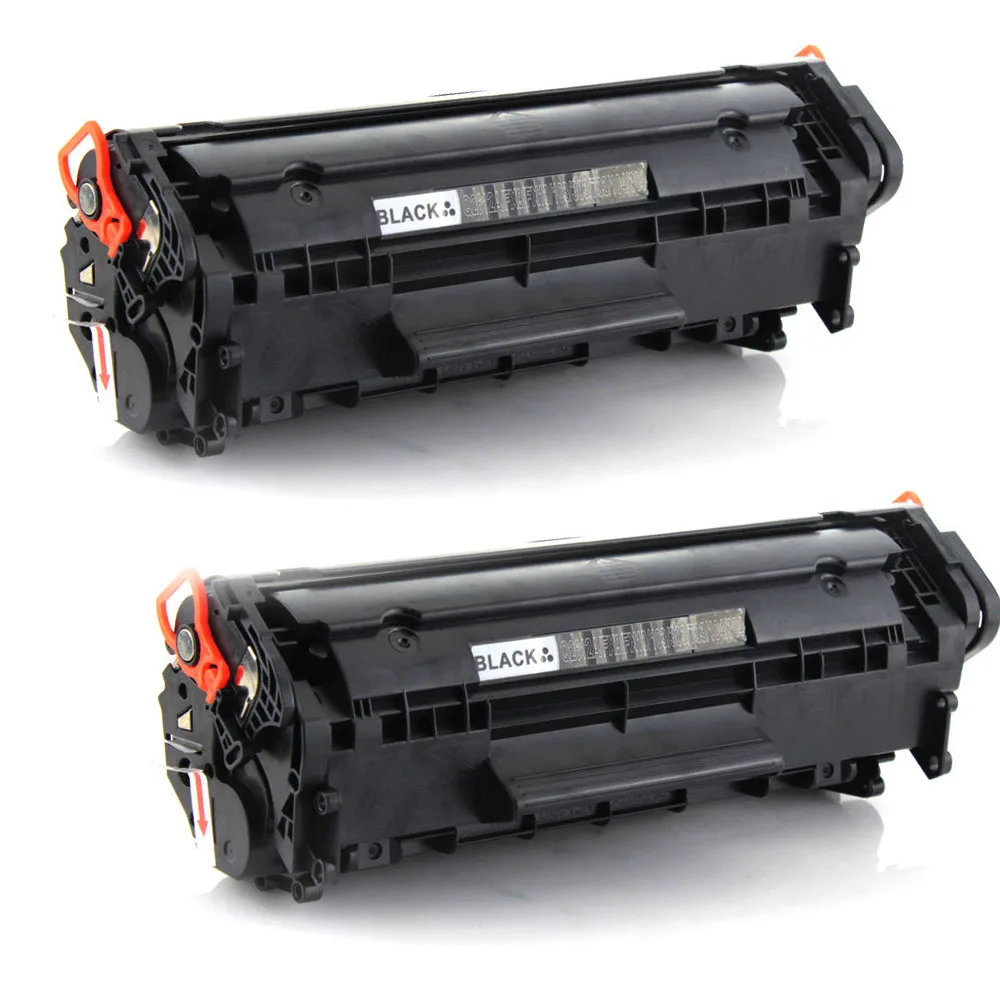 

Compatible For HP 12A Q2612A Toner Cartridges High Yield, 2 Black, Use with HP LaserJet 1020 1012 1022 1010 1018 1022n 3015 3030