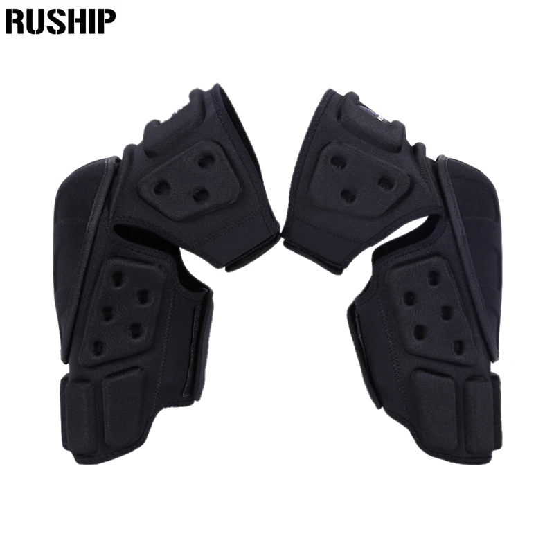 Kevlar 2pcs Knee And Elbow Support Adult Field Pulley Bike Motorcycle Knee Protector Brace Protection Elbow Pads Riding Exercise