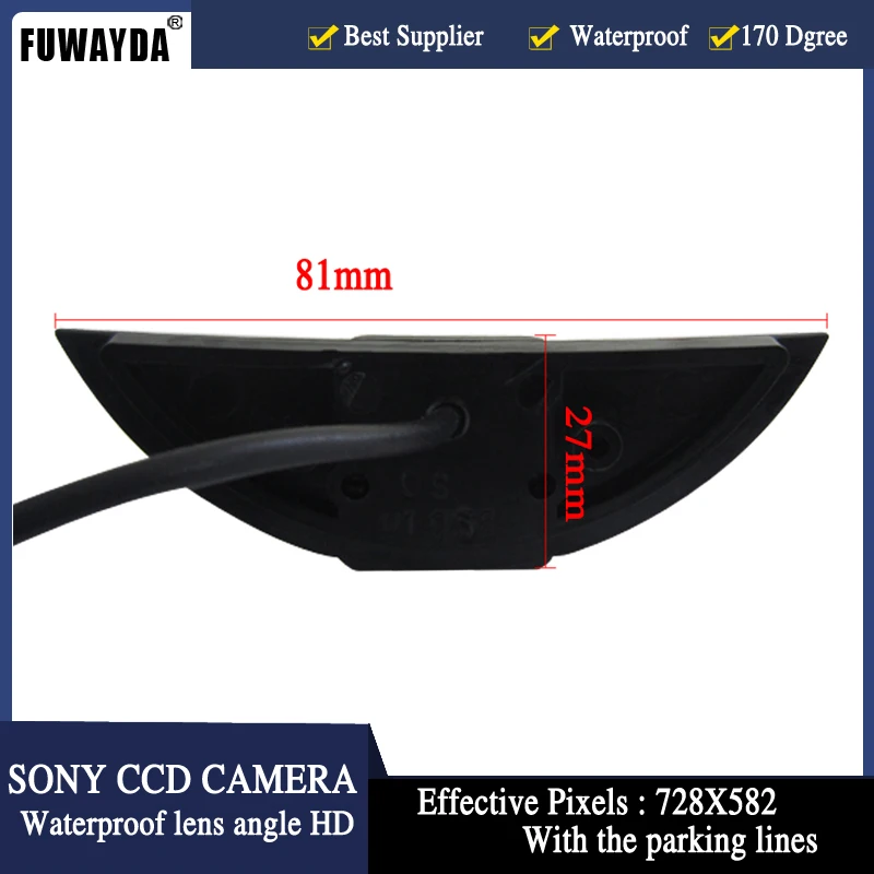 FUWAYDA CAR Front view camera + monitor for Nissan X-Trail Tiida Qashqai Livina fairlady Pulsar Cube Armada Frontier Murano