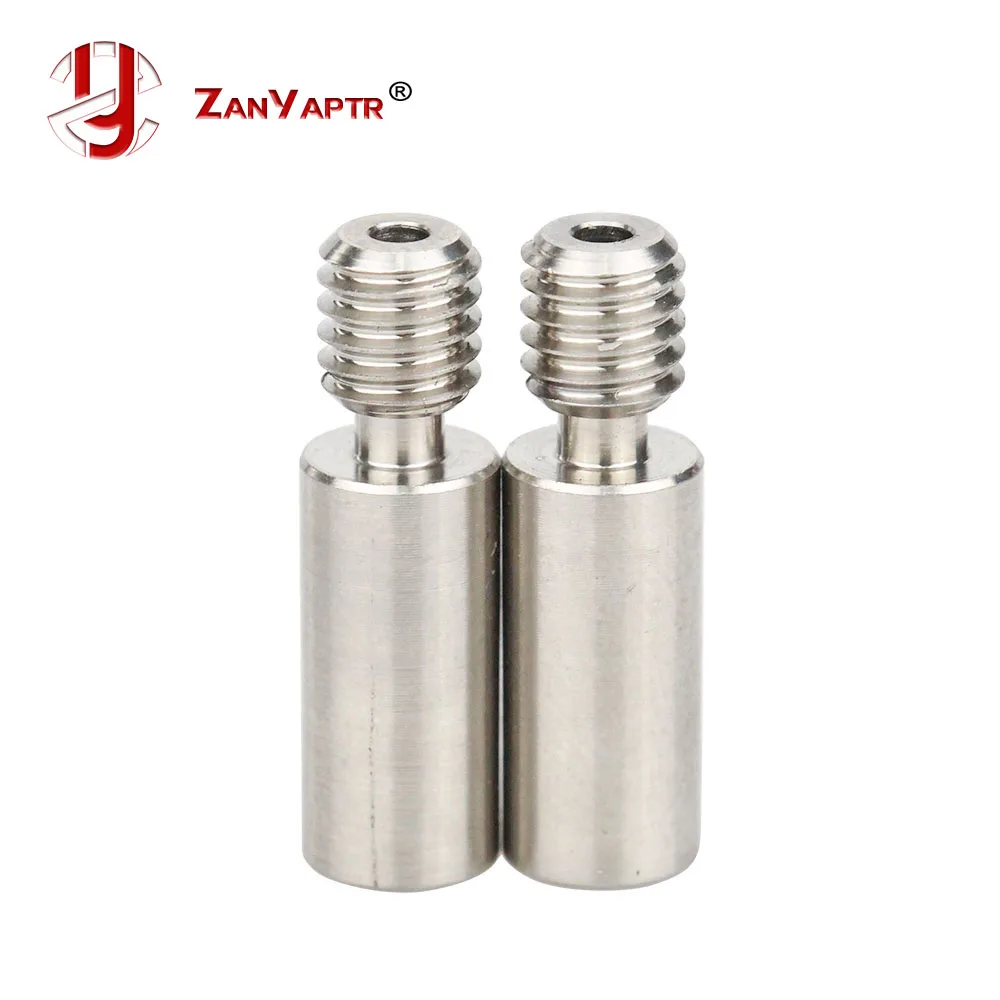 TC4 & Stainless Steel Double color mixing head nozzle throat with PTFE tube E3D Metal 1.75 & 3.0mm filament for 3D pinter