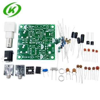 1 세트 DIY 라디오 40M CW 단파 송신기 QRP 픽시 키트 수신기, 7.023-7.026MHz 단파 송신기 DC 9V-14V 재고 있음 