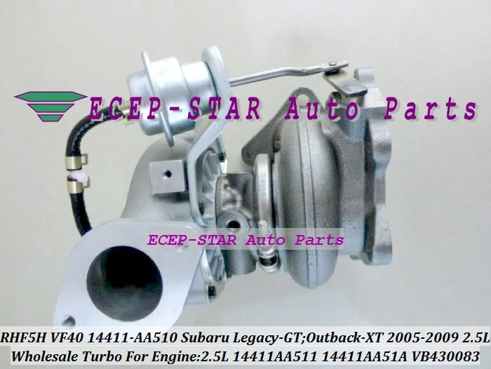 Free Ship RHF5H VF40 VC430083 14411-AA510 14411AA510 14411AA51A 14411AA511 Turbo For SUBARU Outback-XT Legacy-GT 2005-09 2.5L