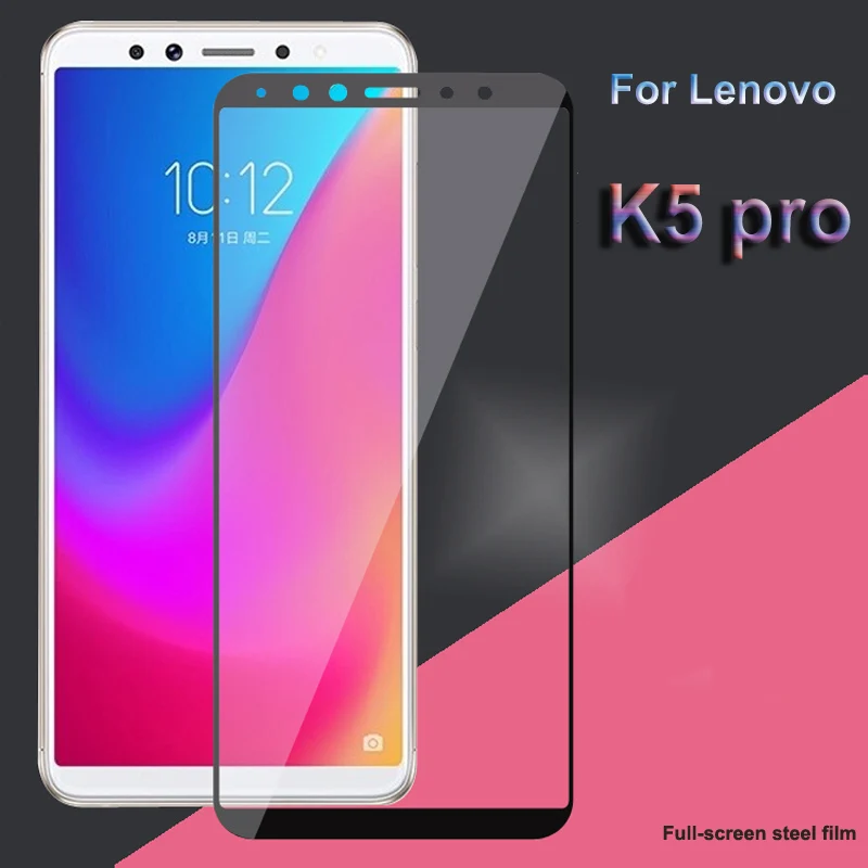 For Lenovo K5 Pro L38041 Tempered Glass For Global Version Lenovo K5 Pro Screen Protector Full Cover Glass Film Lenovo K5 Pro