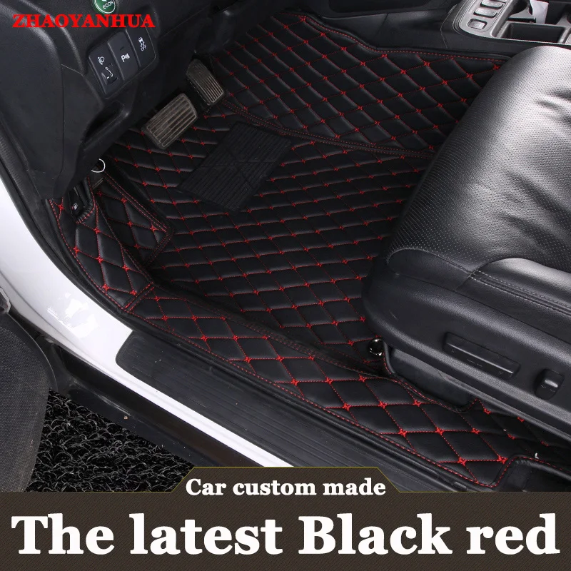 

ZHAOYANHUA Custom Special car floor mats for Audi A1 A3 A4 A6 A7 A8 Q5 Q7 TT 5D heavy duty all weather carpet floor liner