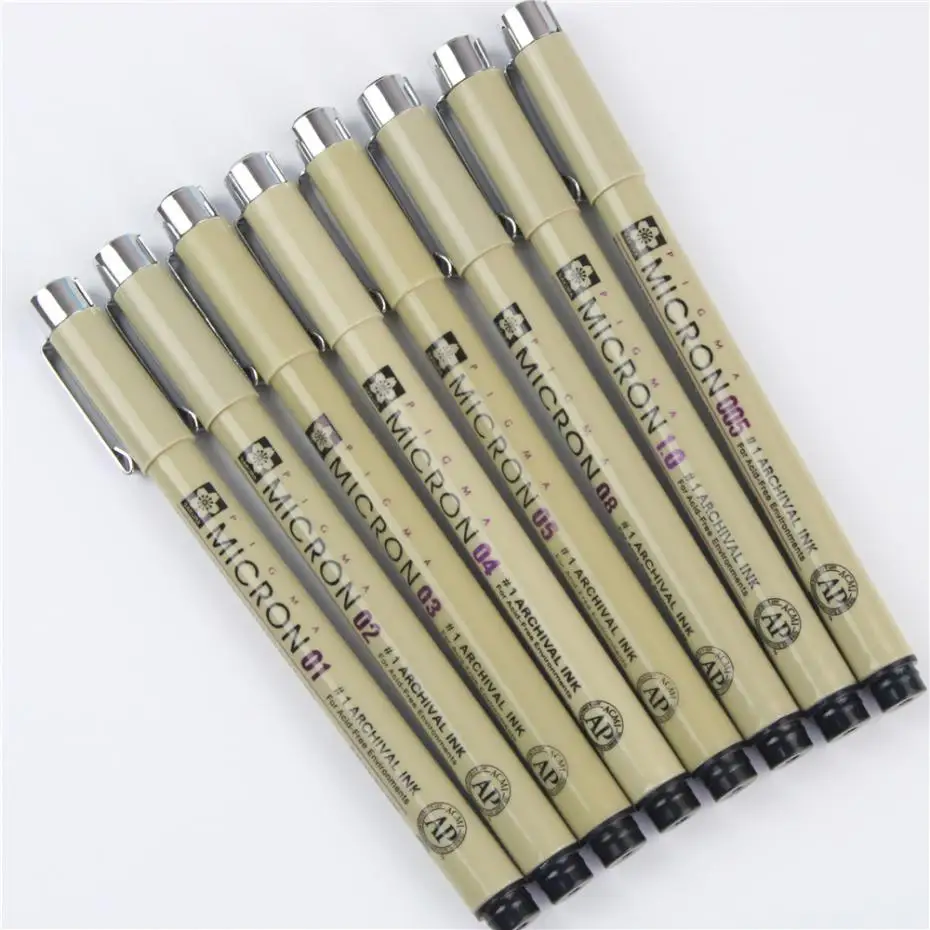 1 Pc Hot Sale Portable Drawing Ultra Fine Line Pen Good Chemical Resistant High Quality Pen Painting