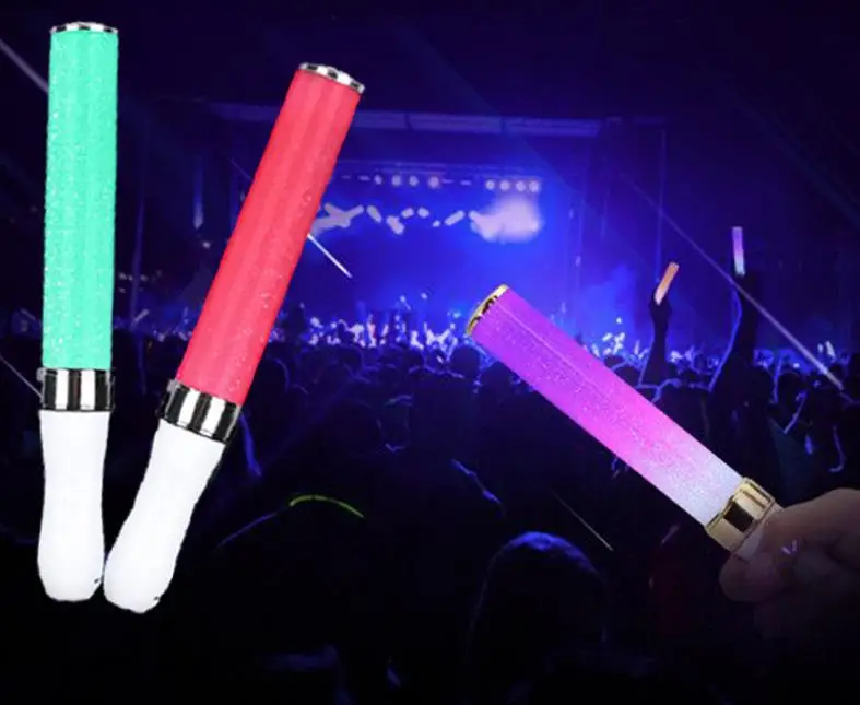 Newest Flashing LED Glow Stick 15color variable Shining Led light stick Shining infinity color for japan quality by dhl shipping