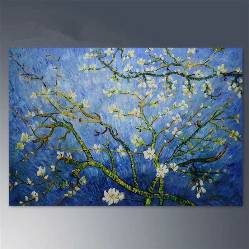 

Hand painted Canvas oil paintings Van Gogh Flower painting Abstract Modern home decor wall art picture famous painting #1