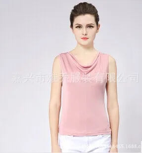 

100% mulberry silk vest swing get vest