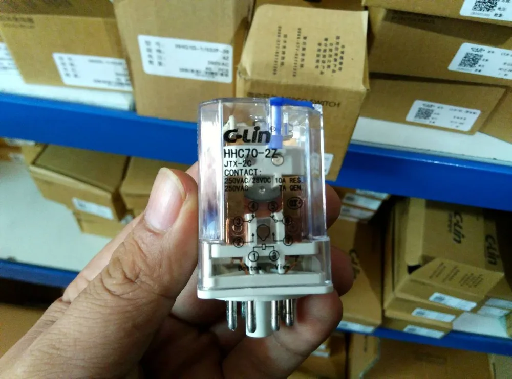 

Brand new original authentic C-Lin HHC70-2Z (JTX-2C) Electromagnetic Relay DC24V