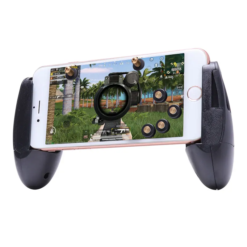 Pubg Controller Metal Pubg Mobile Trigger Fire Button Aim Key Mini Gamepad Android Gaming Joystick for Phone l1r1 for iPhone 7