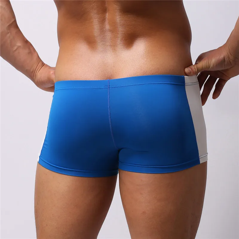 New Sexy Men Boxer Shorts BRAVE PERSON Man Underwear Comfortable Underpants Knickers Patchwork Fashion Cozy Boxer B1005