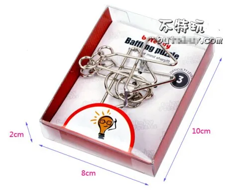 24PCS/Set IQ Metal Wire Puzzle Mind Logic Brain Teaser Puzzles Game for Adults Children