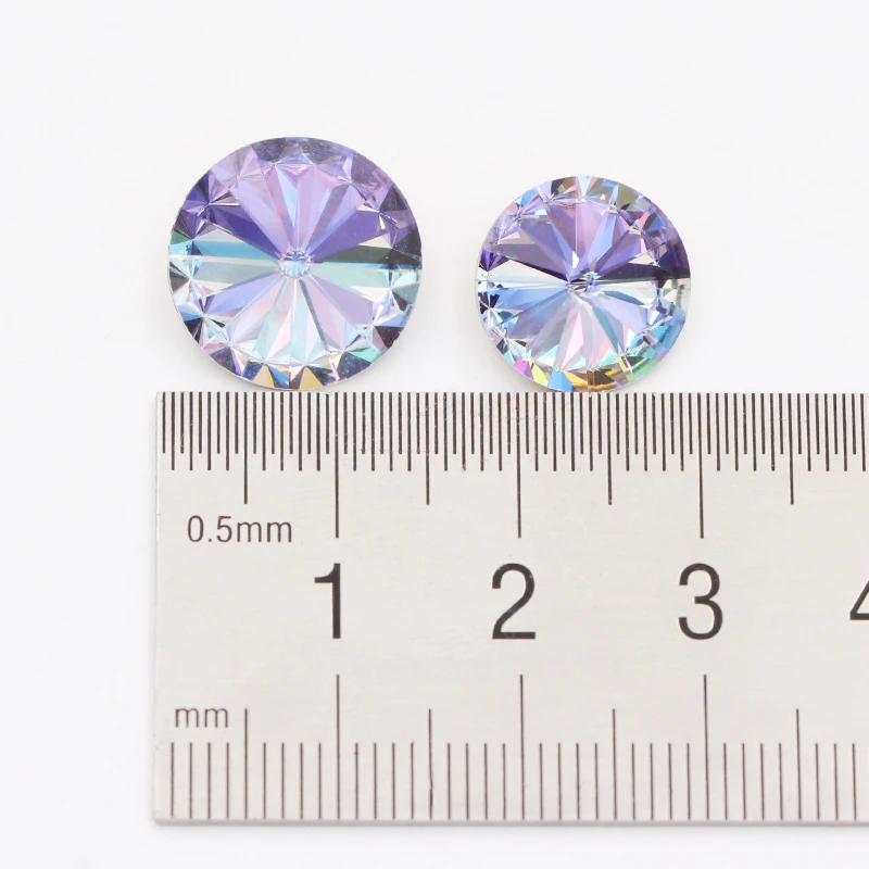 Garment accessories applique Crystal Stone Glass glue rhinestones for clothes decoration stones strass hotfix 12mm rivoli shape