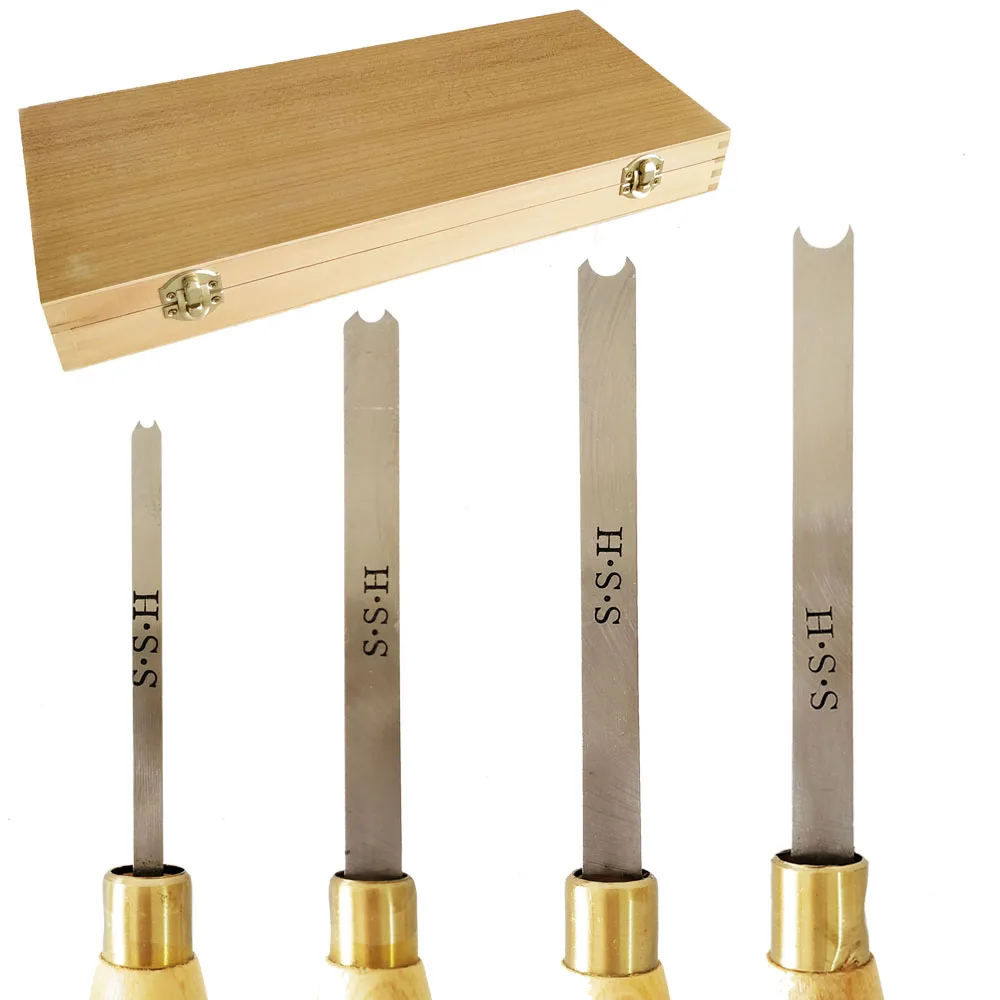 1PC tornio ad anello per carpenteria in acciaio ad alta velocità tornio per legno duro utensili per tornitura di legno duro 3mm 6mm 8mm 10mm