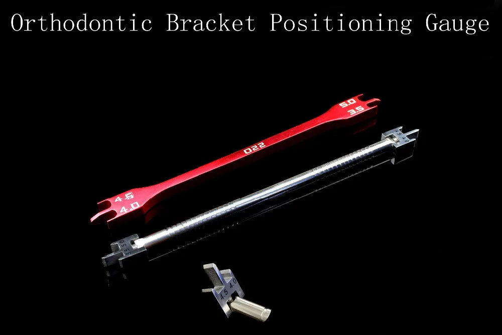 medical tooth oral cavity instrument Orthodontic Braces Dental Bracket Positioning Gauge Measuring Instrument Type 3.5mm-5.0mm