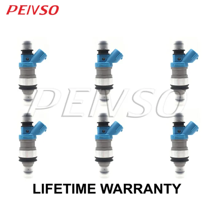 PEIVSO 6pcs 23209 23250-20010 Fuel Injector For TOYOTA NA Camry 1993~2000 Solara 1998~2002 Avalon 1994 Sienna 1997~2000 3.0L 1MZ