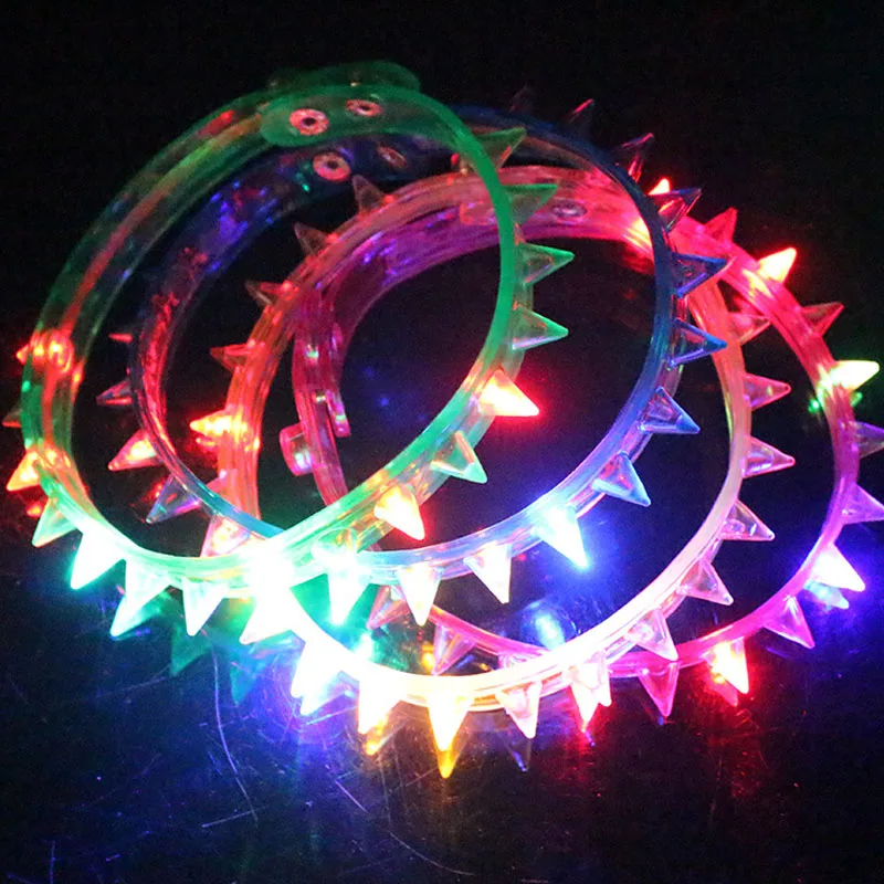 288pcs/lot Creative LED Glow Light Up Necklace Party Supplies Christmas Grand Event Decoration Fluorescent Toys ZA3974