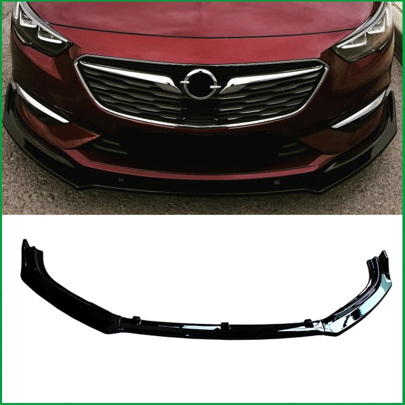 

For Opel Insignia 2017 2018 Grand Sport Front Bumper Lip Diffuser Body Kit Lower Grille Spoiler Protector Cover Trim Car Styling