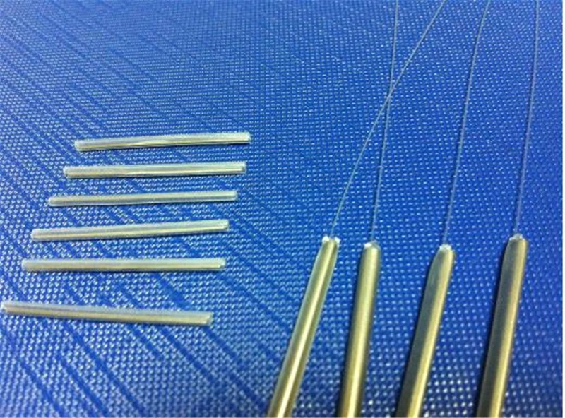 mini fusion sleeve optical fiber 0.4mm reinforced stainless steel needle 10mm 8mm special for 250um Free Shipping 100pcs