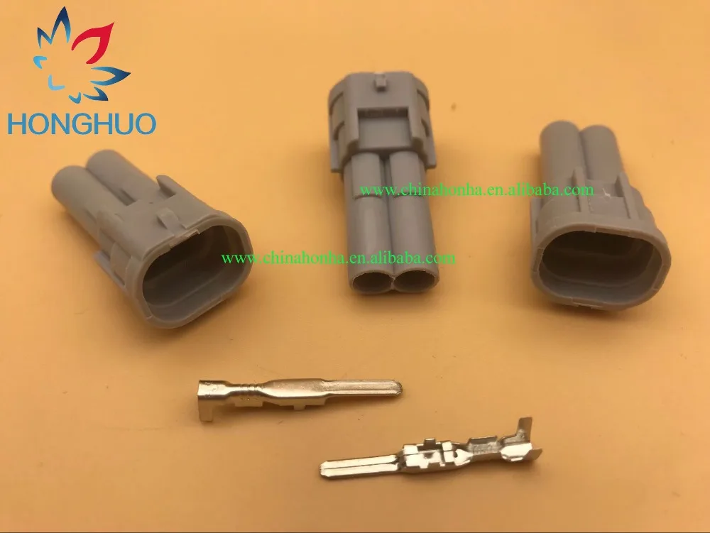 

Free shipping 10sets 2 Pin Female and Male Fuel Injector Automotive Electrical Connector For Santana 3000 Subaru 6189-0060