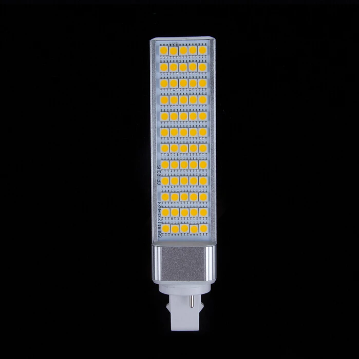 Hot sale high power warm white/cool white/white 15W G24 / E27 LED pl light 60 SMD 5050 DHL Free shipping