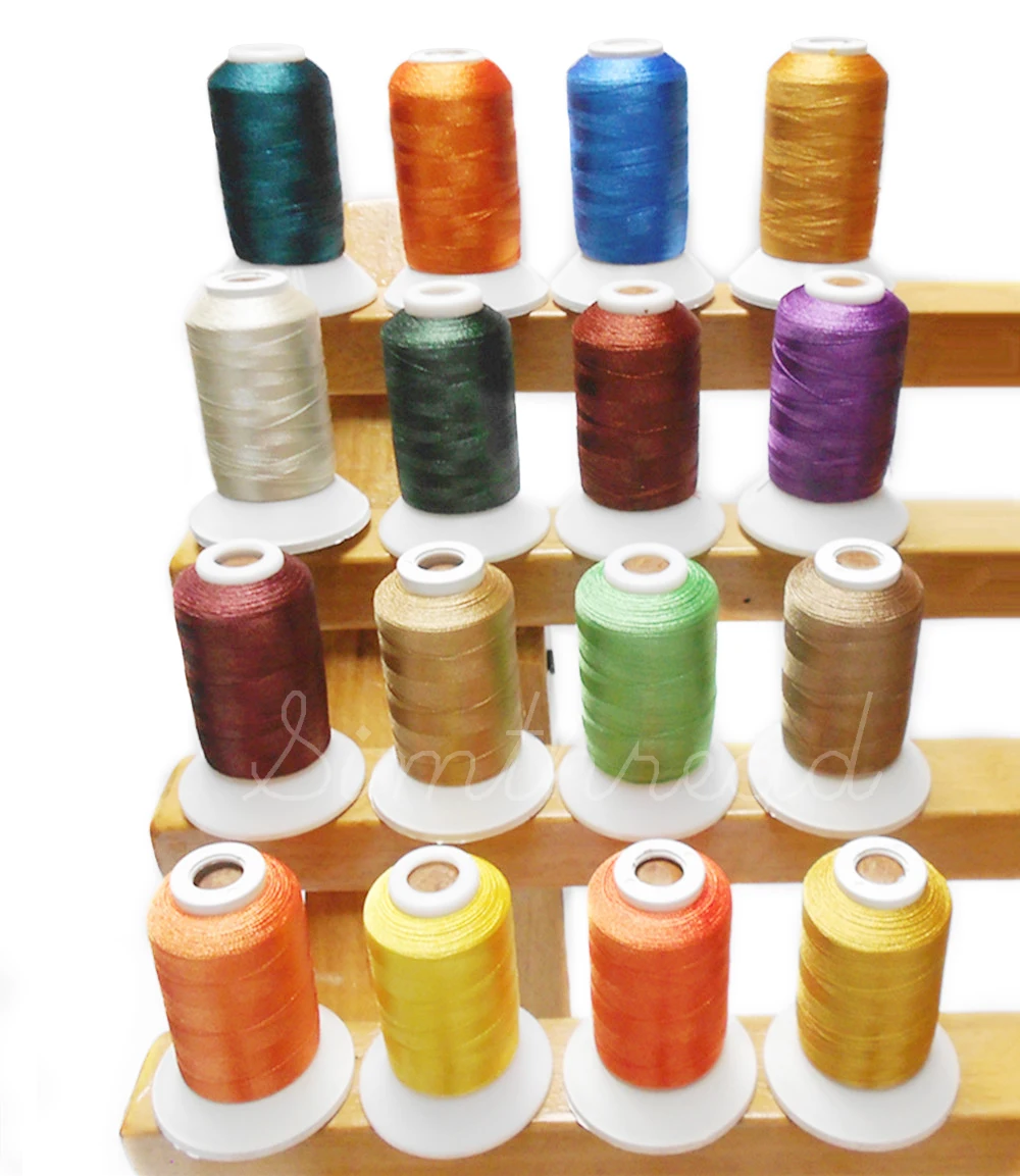 

AUTUMN COLORS Embroidery Machine Thread 16 Spools Free Ship