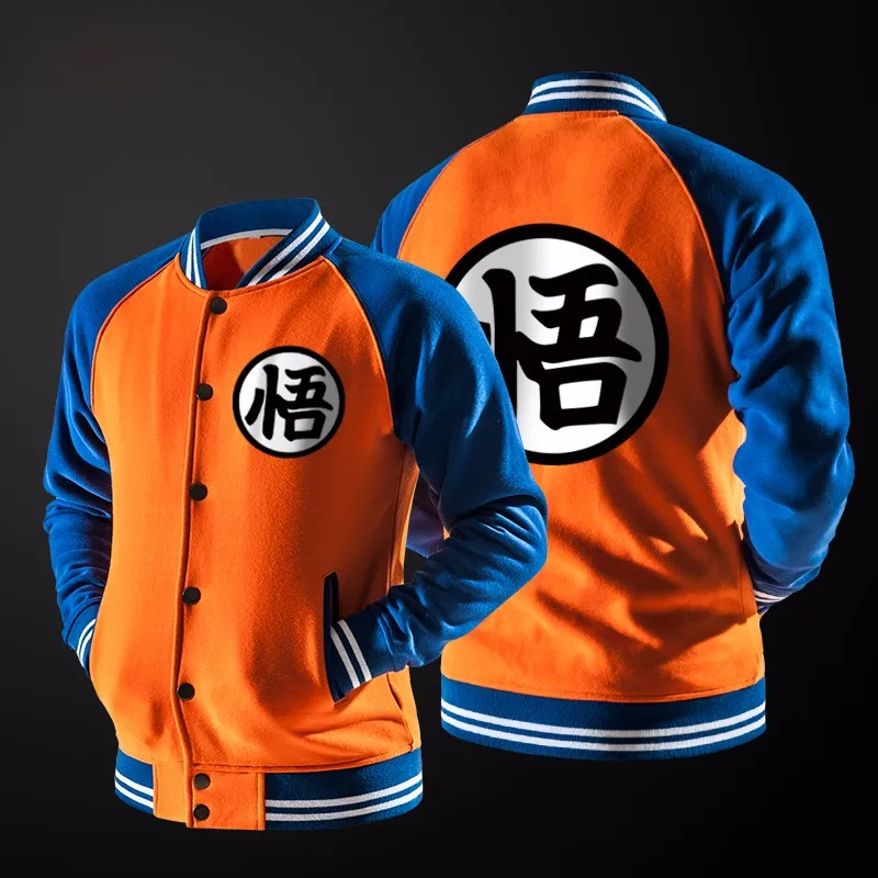 New Japanese Anime    Varsity Jacket Autumn Casual Sweatshirt Hoodie Coat Jacket Brand Baseball Jacket