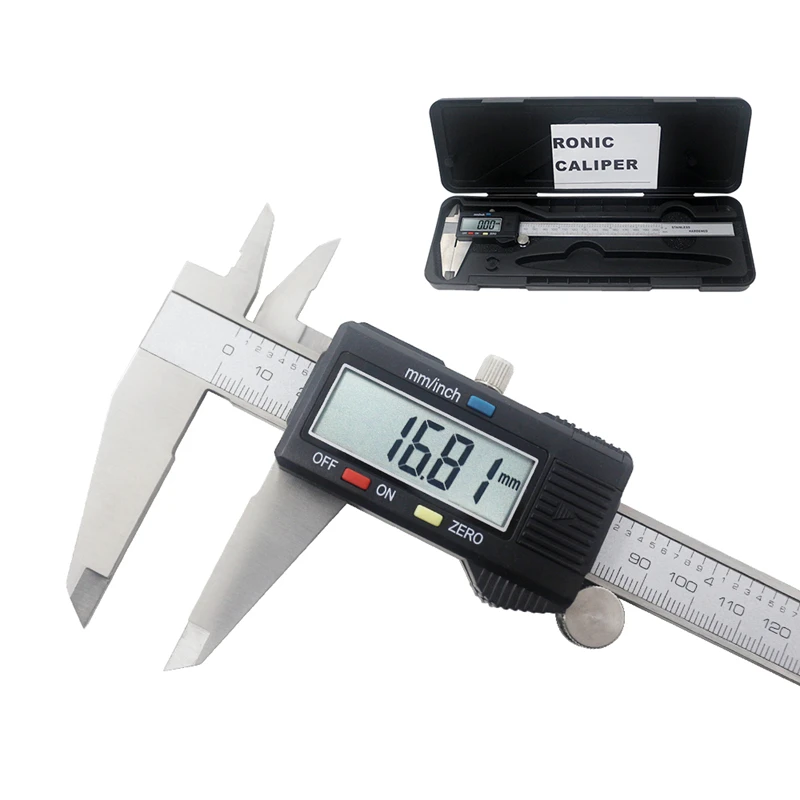 Electronic Digital Vernier Caliper 150/200/300mm Stainless Steel Caliper Ruler Measuring Gauge Diagnostic-tool 0.01mm Micrometer