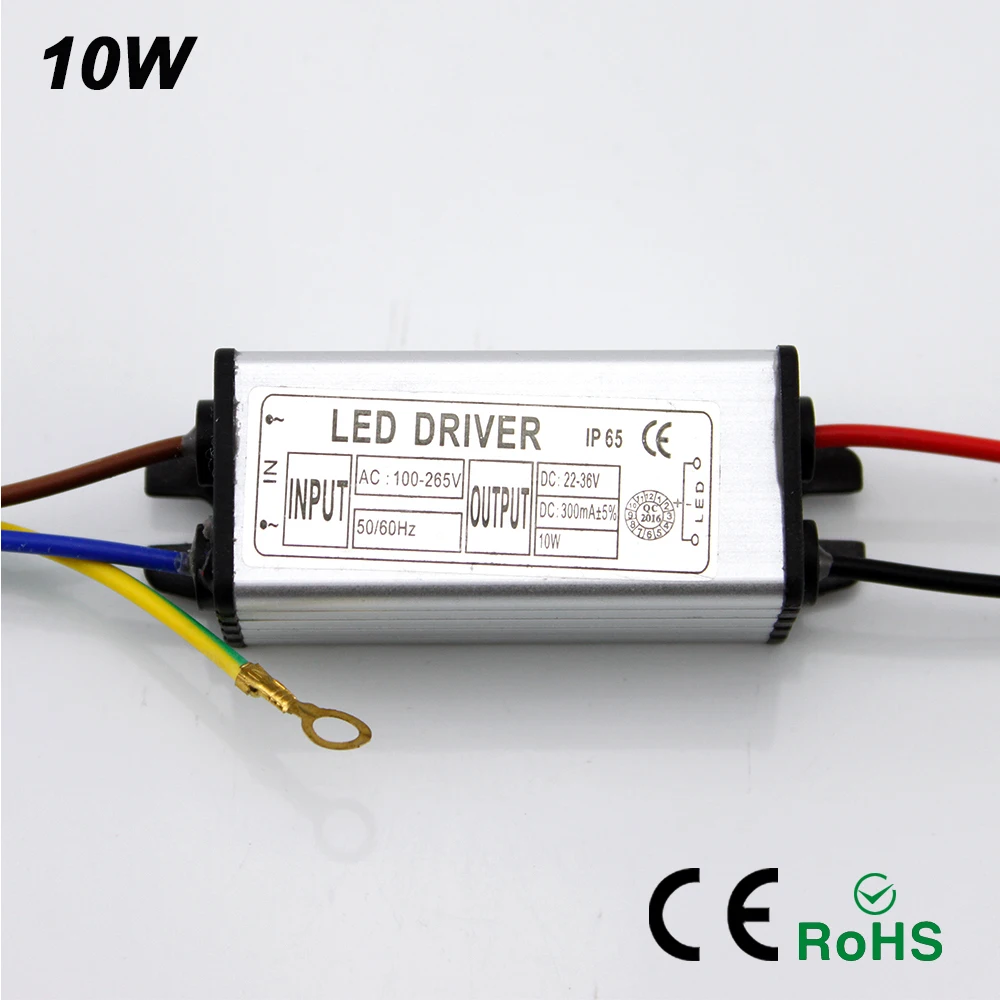 الصمام سائق 50W 30W 20W 10W الإضاءة المحولات 1500mA 900mA 600mA 300mA 85-265V DC20-38V امدادات الطاقة محول ل الكاشف