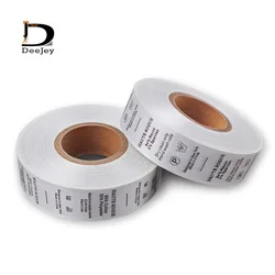 2015 care labels for clothes customized garment labels 1000pcs per roll clothing wash label instruction tag