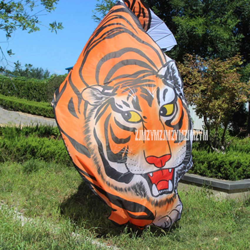 

6m long Huge Tiger Kite Super Large Flying Novelty Activities Hand Drawn Animal Tiger Toys Cloth Material Kite Outdoor Tool