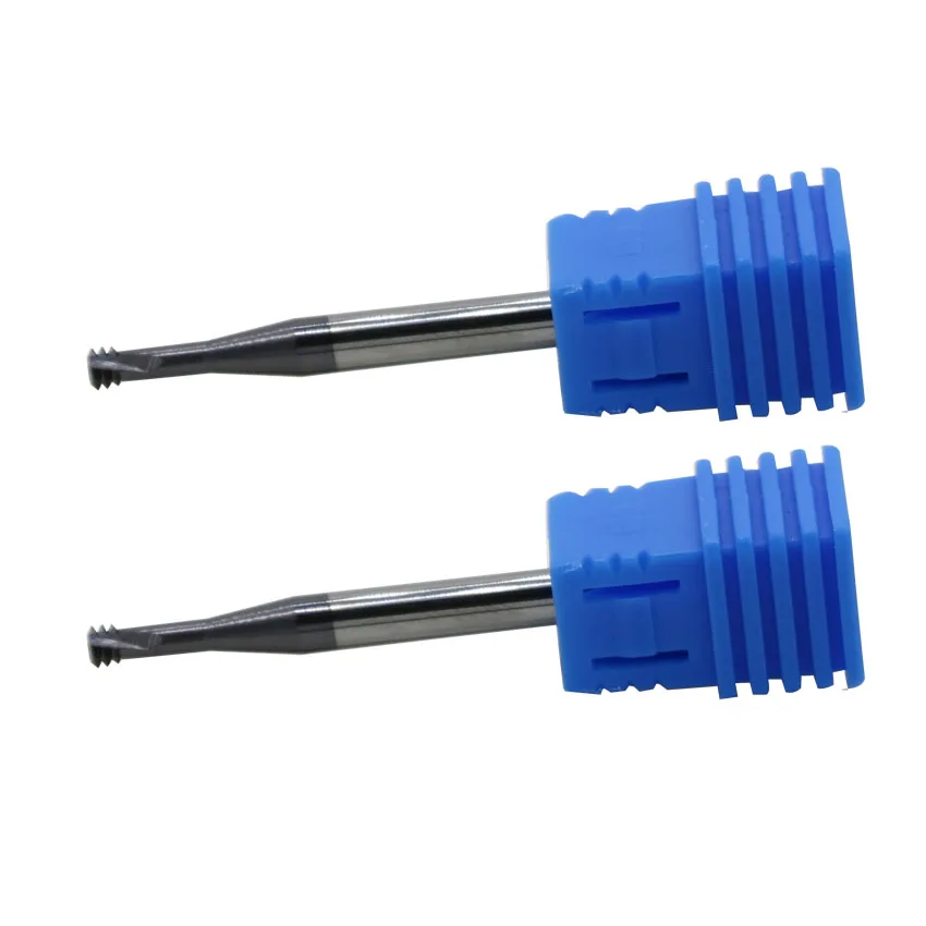 wholesale micro Carbide thread end mill M1 M1.2 M1.4 M1.6 M2 M2.5 M3 M4 M5 M6 M8 M10 Thread mills  milling cutter short flutes
