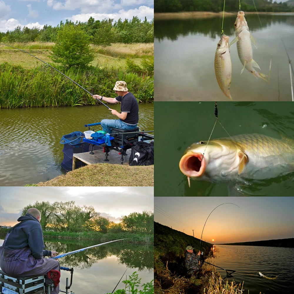 Goture Kohle faser Teleskop Angelrute ultraleichte Strom Hand Stange Karpfen Feeder Angelrute Tenkara 3,0-7,2 m Vara de Pesca