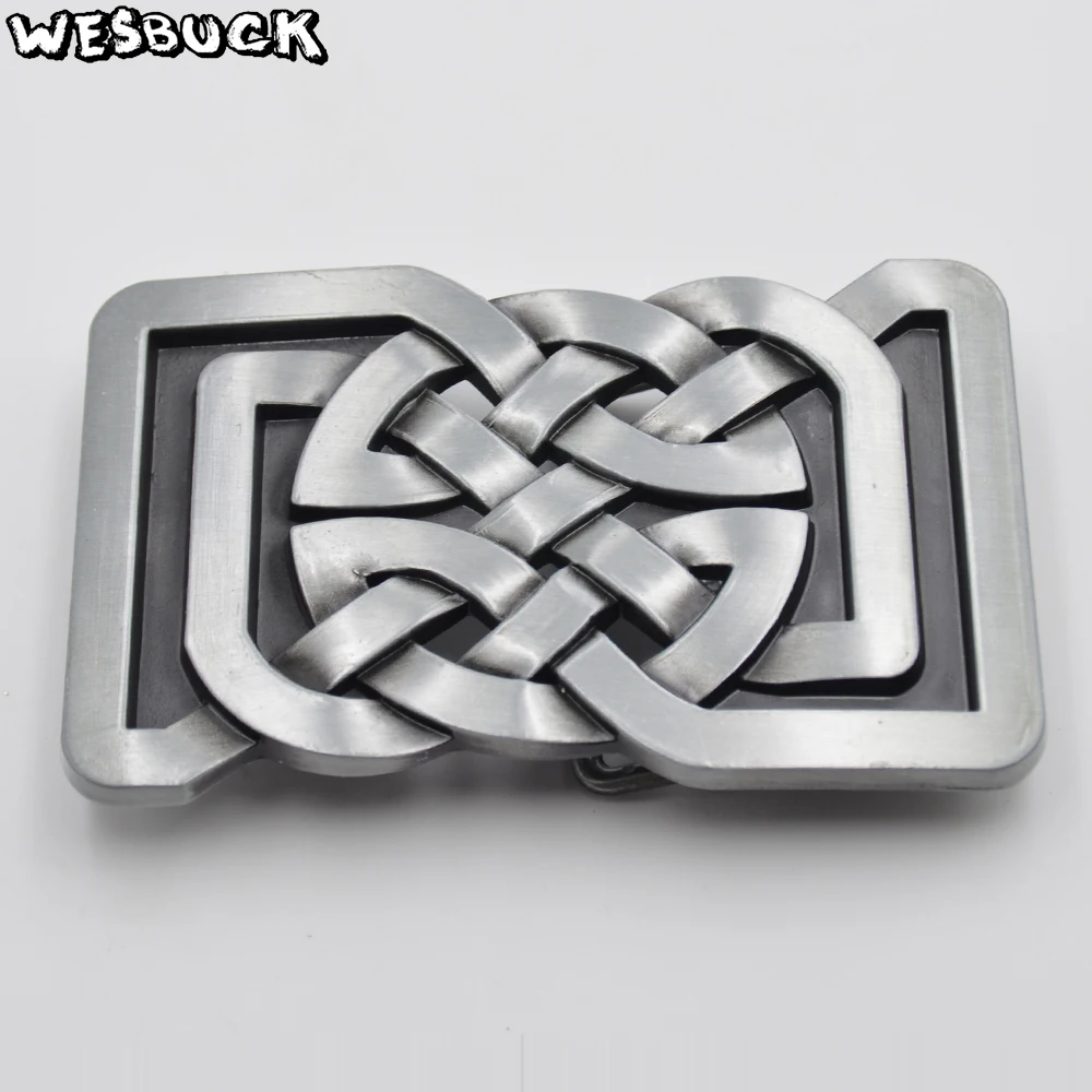 WesBuck Brand Meltal Cool Belt Buckls For Men\'s Belt Buckles Western Cowboy Cowgirl Belt Buckle With PU Belt