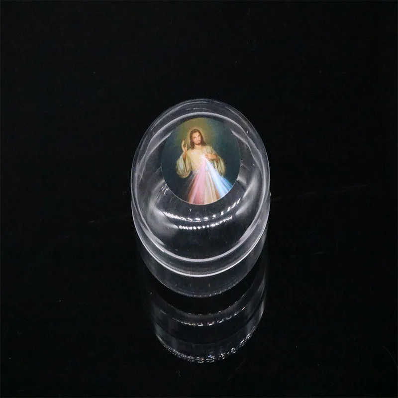 12PCS classic Christian plastic box, rosary necklace small box, plastic rosary necklace box. The picture is random.