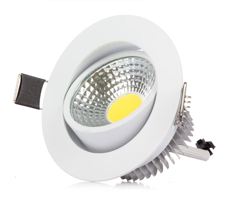 

7W Dimmable COB Led Ceiling Down lights COB Led Recessed Downlight 7W Spot Lamp Indoor Lighting for Home