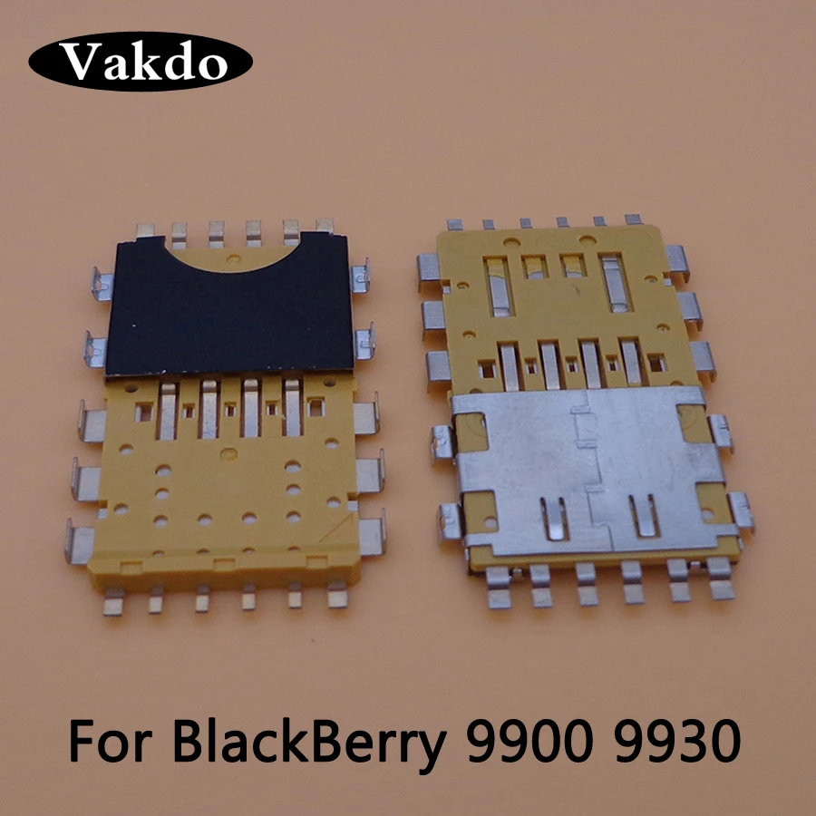 1PCสำหรับBlackBerry Q10 Z10 9900 9930 Q5 Z30 Q20 ซิมการ์ดช่องใส่Connectorอะไหล่โทรศัพท์มือถือ