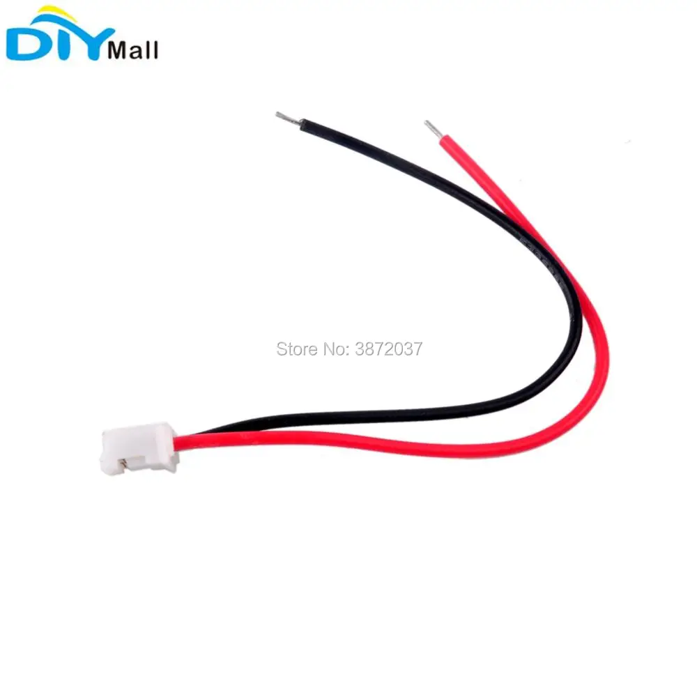 10 pz/lotto UL1007-26AWG JST-PH2.0mm 2 P 2Pin Spina Cavo del Terminale Filo Elettronico
