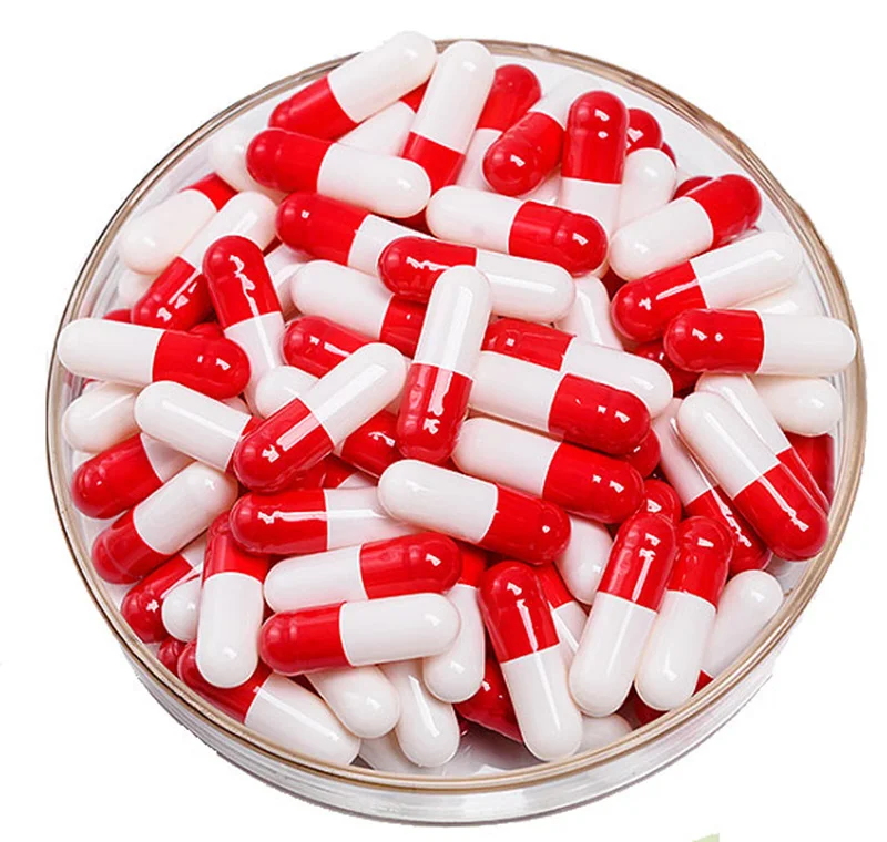 100/500/1000pcs 1# Plant Empty Capsule Shells, Pant Empty Capsule Shells, Seperated  Empty Capsule Shells